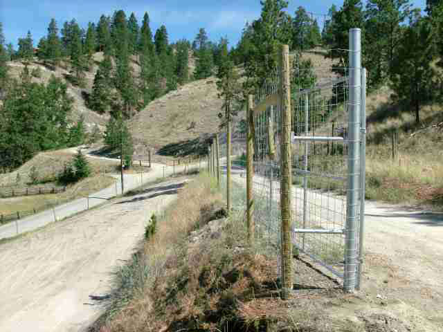 8’ high deer fence